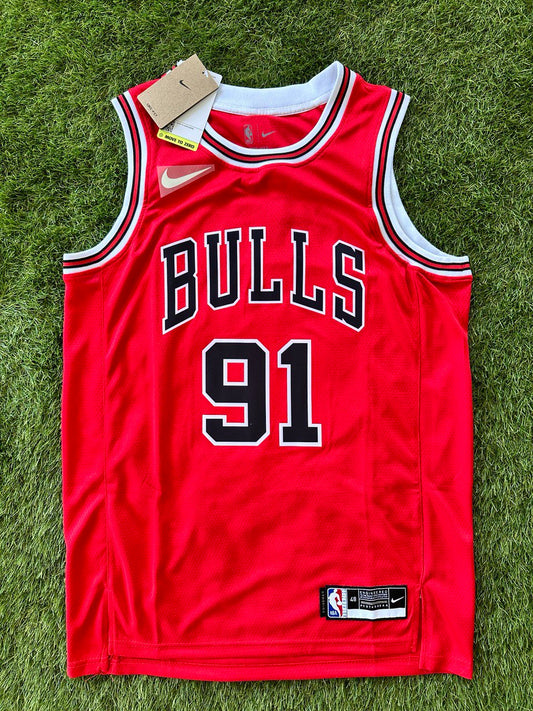 Swingman NBA player Dennis Rodman #91 Chicago Bulls