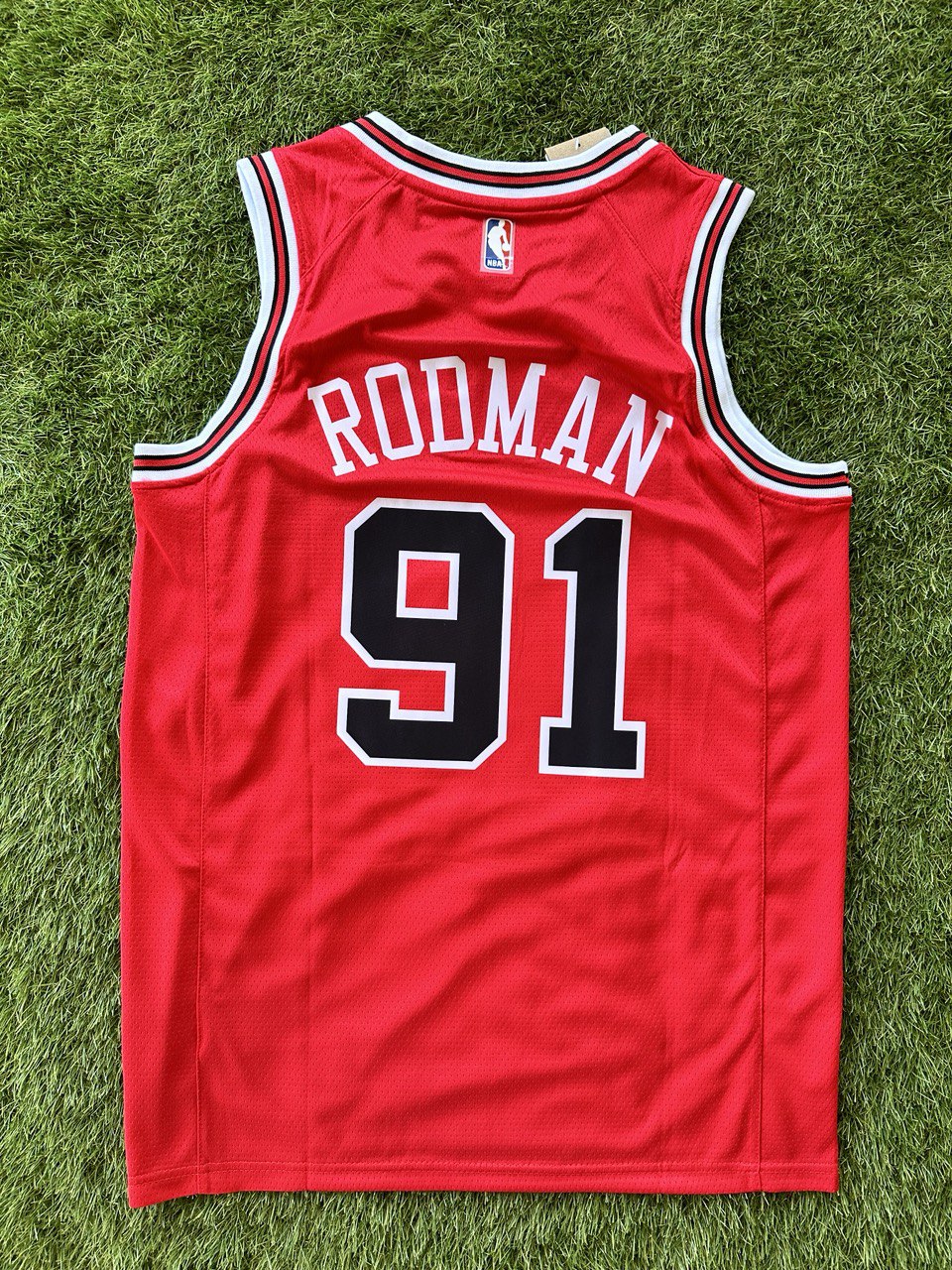 Swingman NBA player Dennis Rodman #91 Chicago Bulls