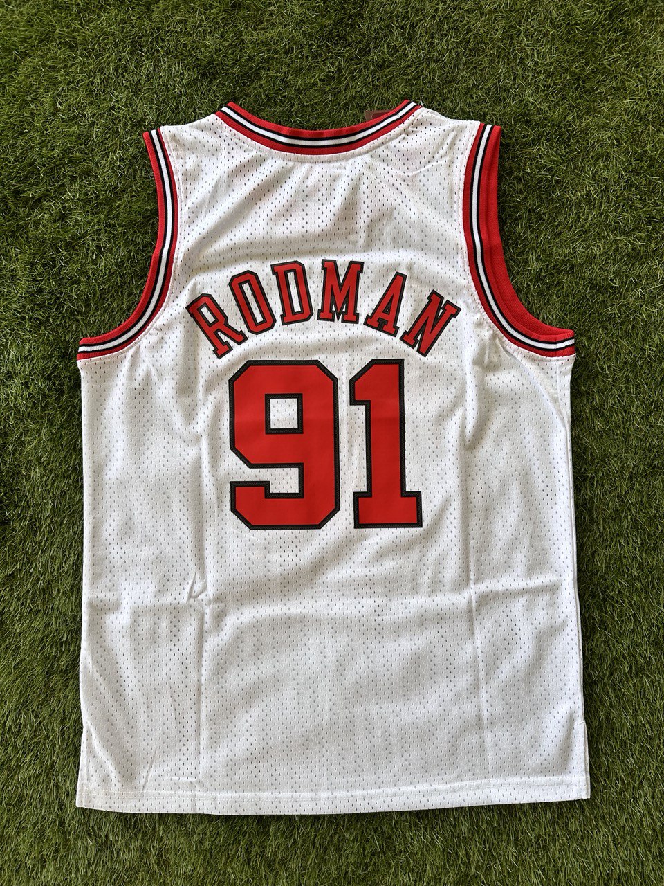 HWC Swingman Mitchell & Ness NBA player Dennis Rodman #91 Chicago Bulls 1997/98